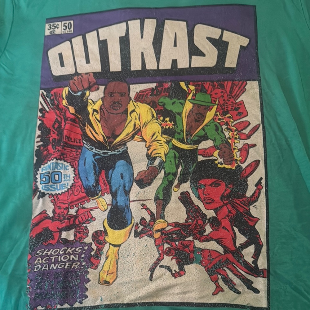 Graphic Comic Outkast Style T-Shirt